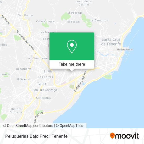 Peluquerías Bajo Preci map