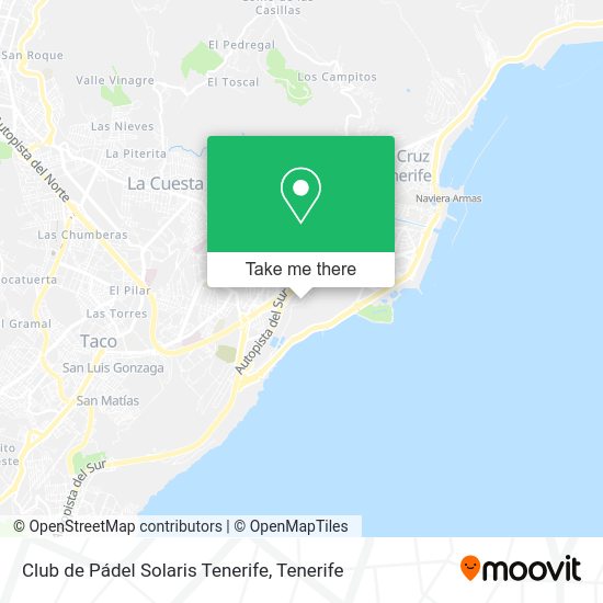 Club de Pádel Solaris Tenerife map