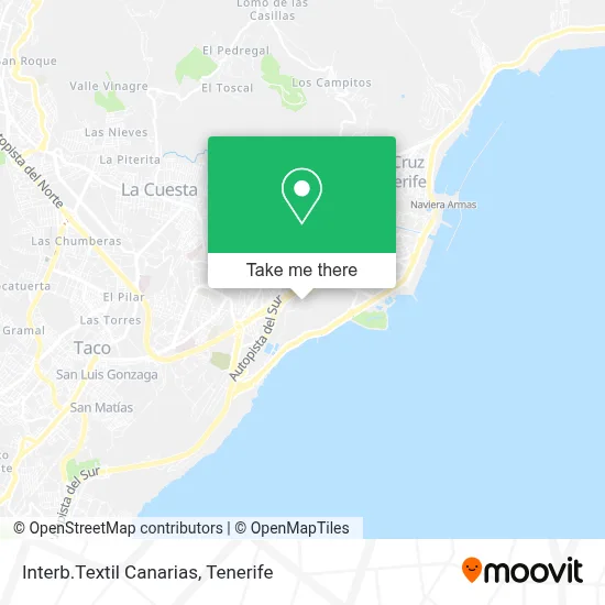 Interb.Textil Canarias map