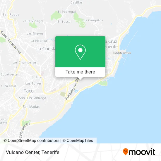 Vulcano Center map