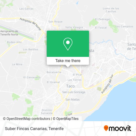 Suber Fincas Canarias map