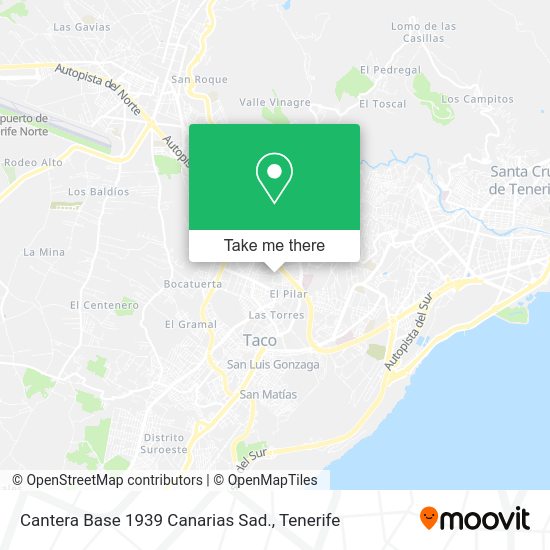 Cantera Base 1939 Canarias Sad. map