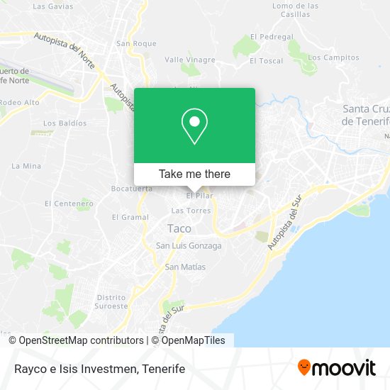 Rayco e Isis Investmen map