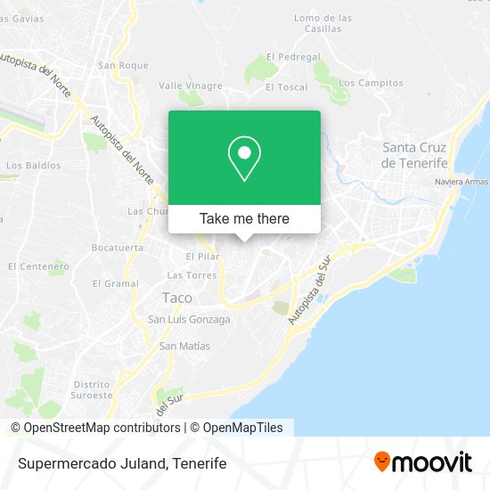 Supermercado Juland map