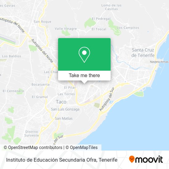 Instituto de Educación Secundaria Ofra map