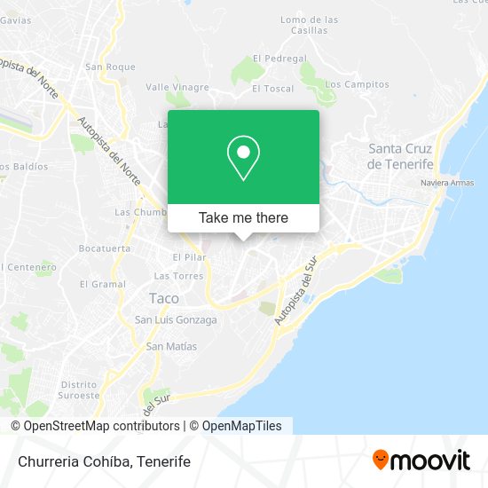 Churreria Cohíba map