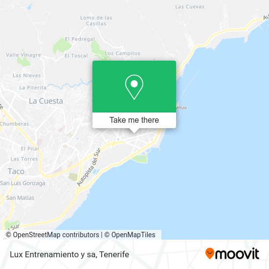 Lux Entrenamiento y sa map