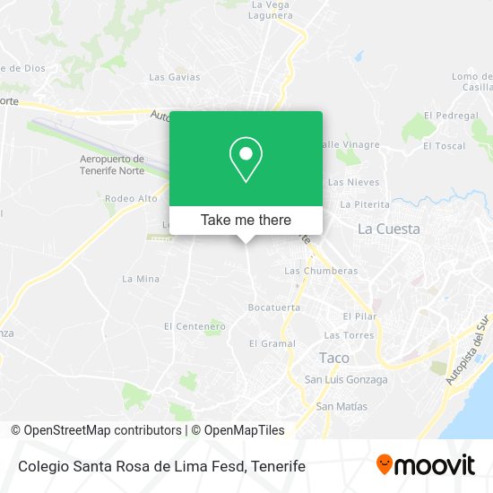 Colegio Santa Rosa de Lima Fesd map