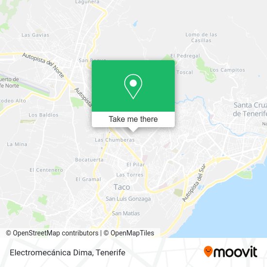 Electromecánica Dima map