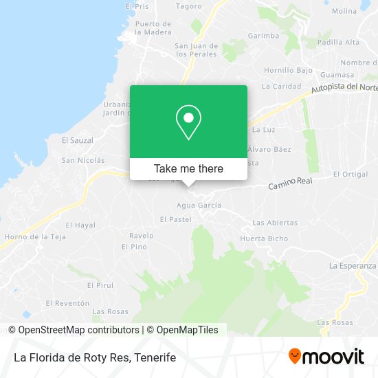 La Florida de Roty Res map