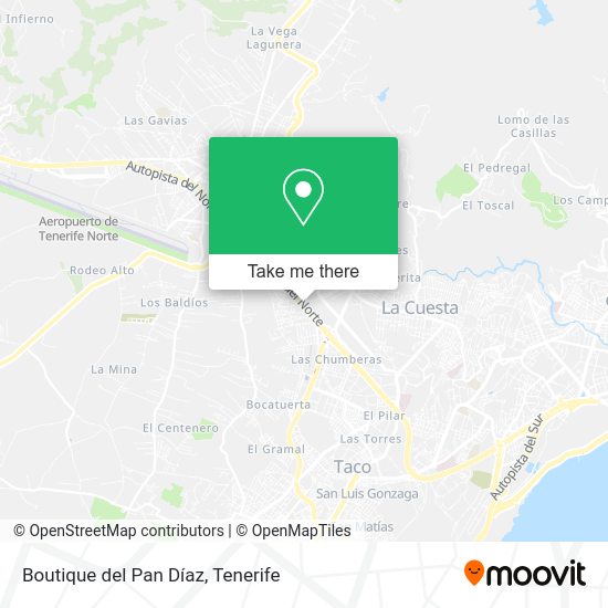 Boutique del Pan Díaz map