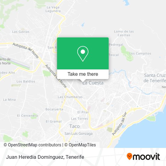 Juan Heredia Domínguez map