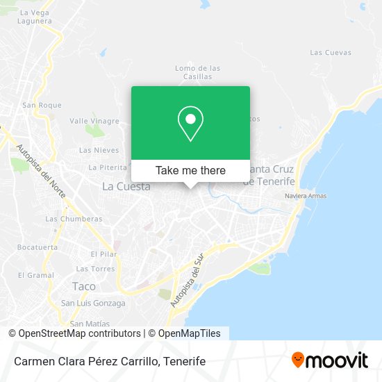 Carmen Clara Pérez Carrillo map