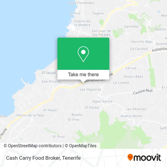 Cash Carry Food Broker map