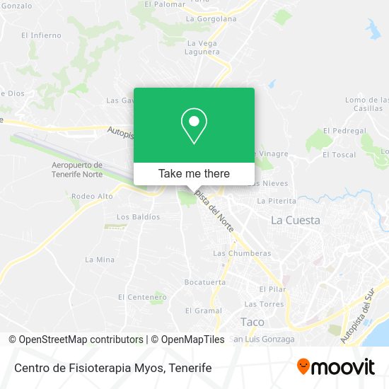 Centro de Fisioterapia Myos map