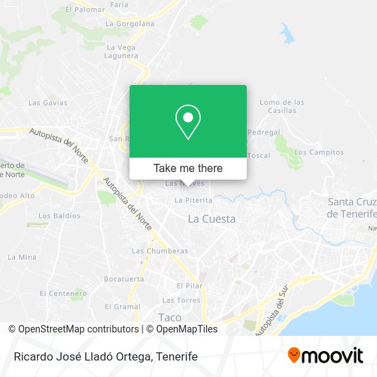 Ricardo José Lladó Ortega map