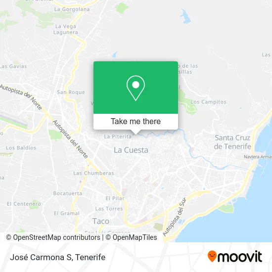 José Carmona S map