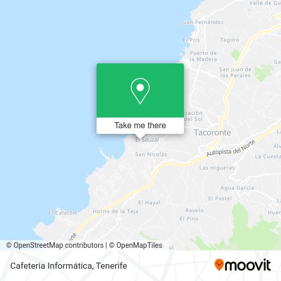 Cafeteria Informática map