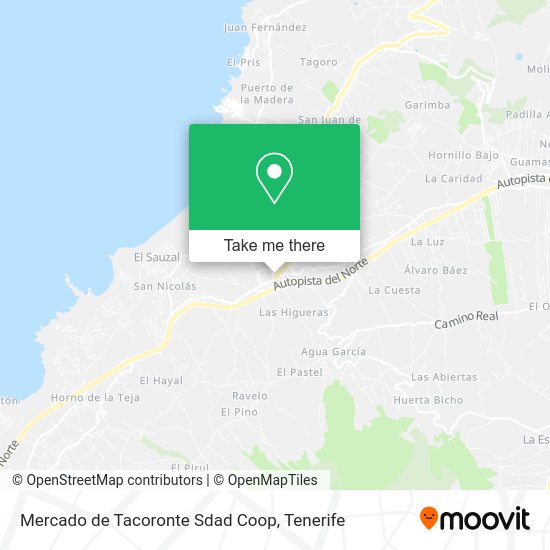 Mercado de Tacoronte Sdad Coop map