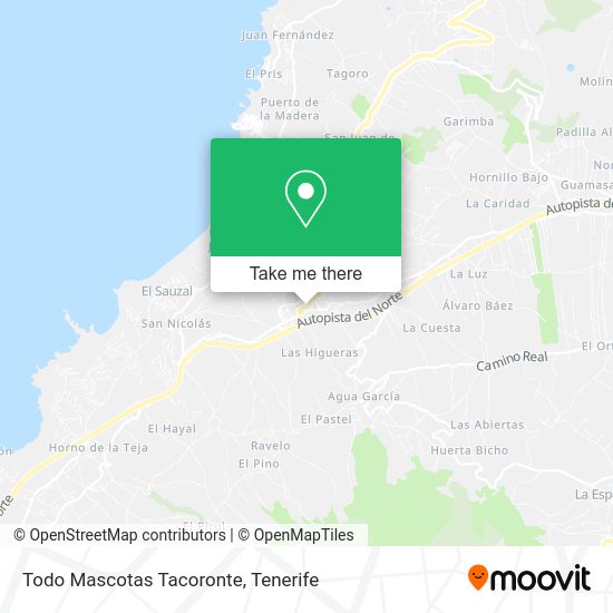 Todo Mascotas Tacoronte map
