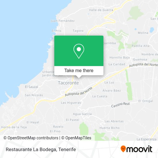Restaurante La Bodega map