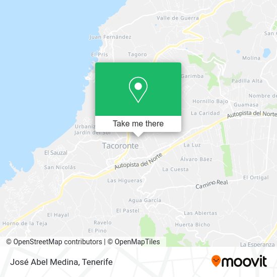 José Abel Medina map