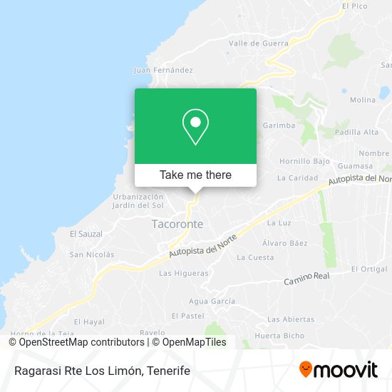 Ragarasi Rte Los Limón map