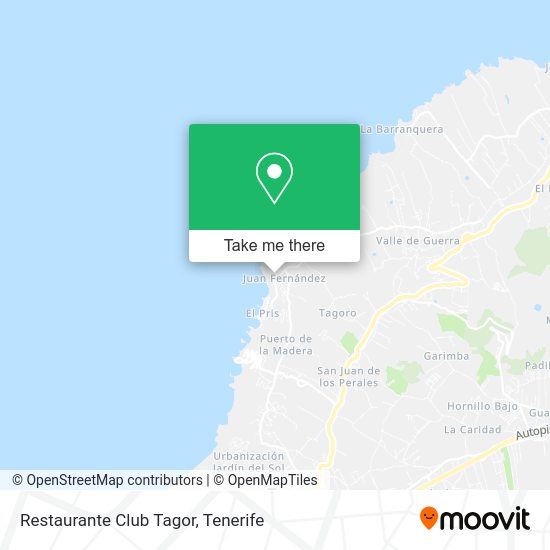 Restaurante Club Tagor map