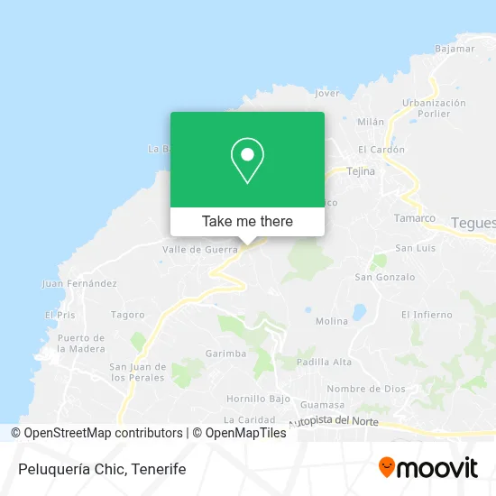 Peluquería Chic map