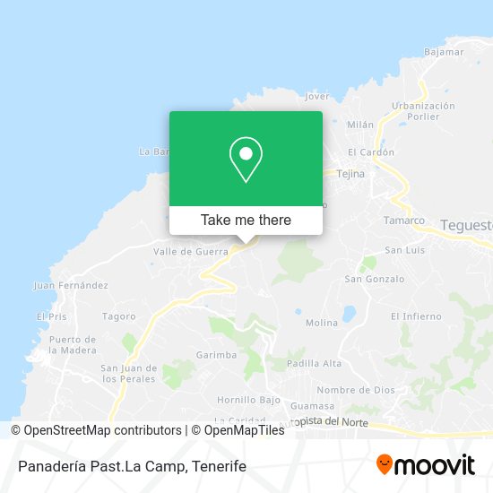 Panadería Past.La Camp map