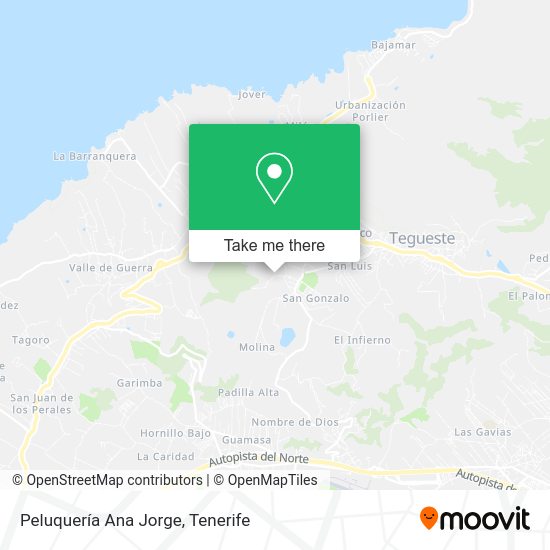 Peluquería Ana Jorge map