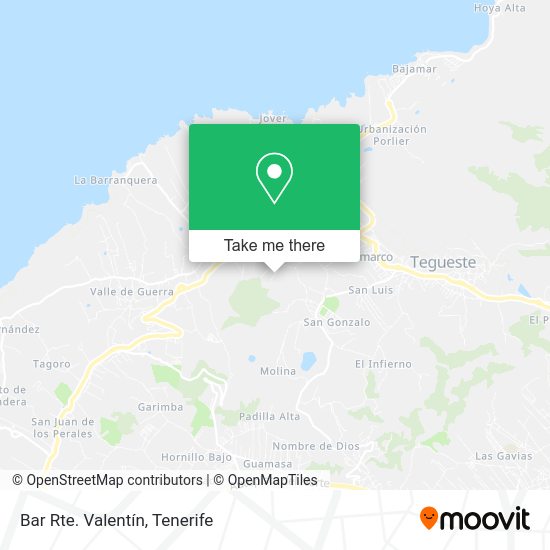 Bar Rte. Valentín map