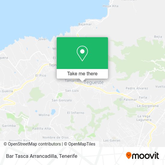 Bar Tasca Arrancadilla map