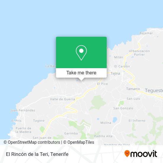 El Rincón de la Teri map