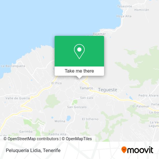Peluquería Lidia map