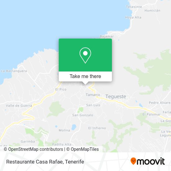 Restaurante Casa Rafae map
