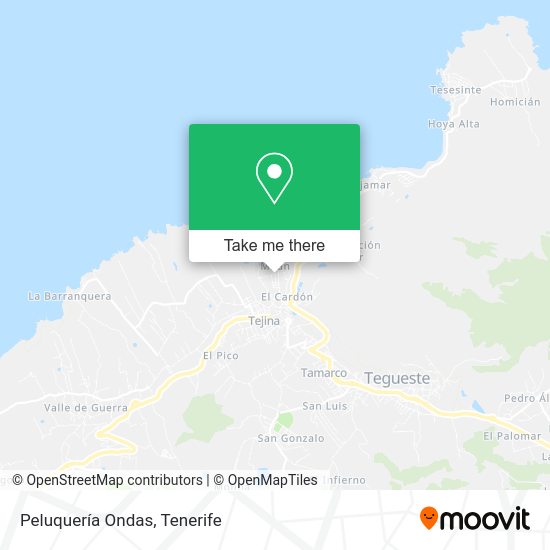 Peluquería Ondas map