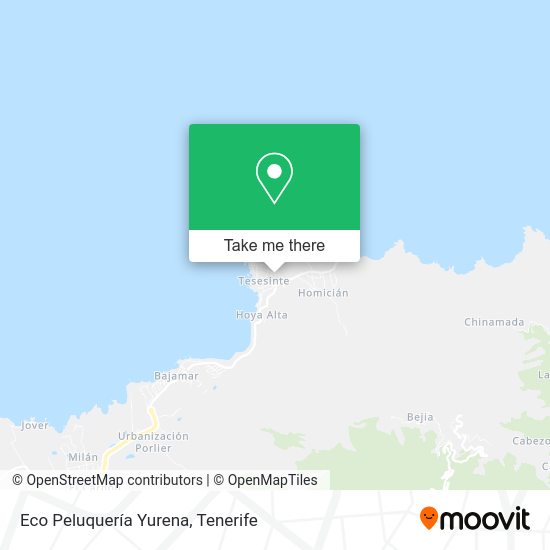 Eco Peluquería Yurena map