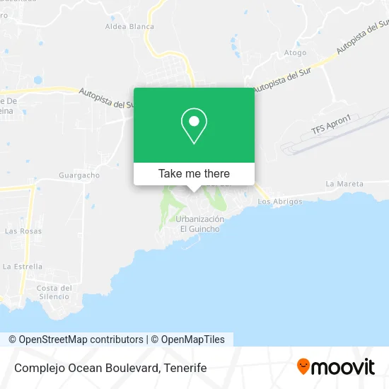 Complejo Ocean Boulevard map