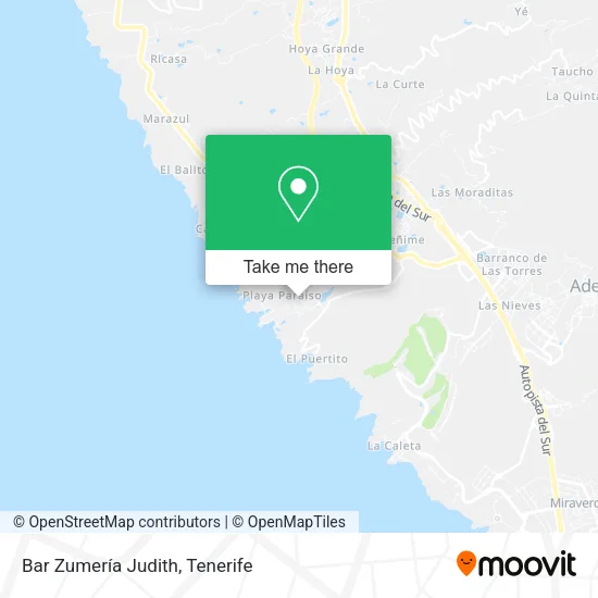 Bar Zumería Judith map