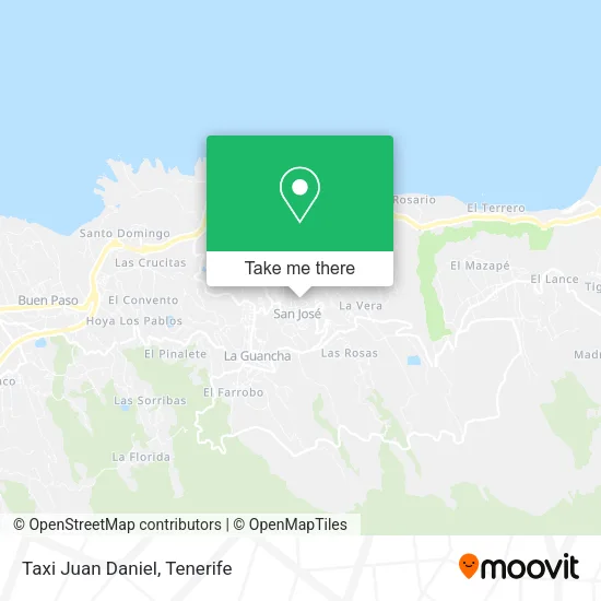 Taxi Juan Daniel map