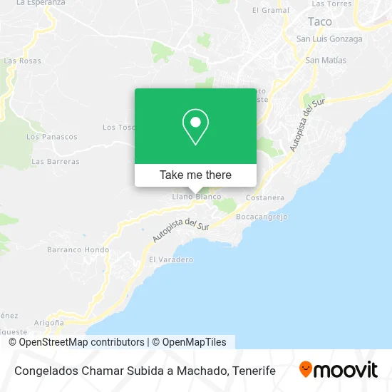 Congelados Chamar Subida a Machado map