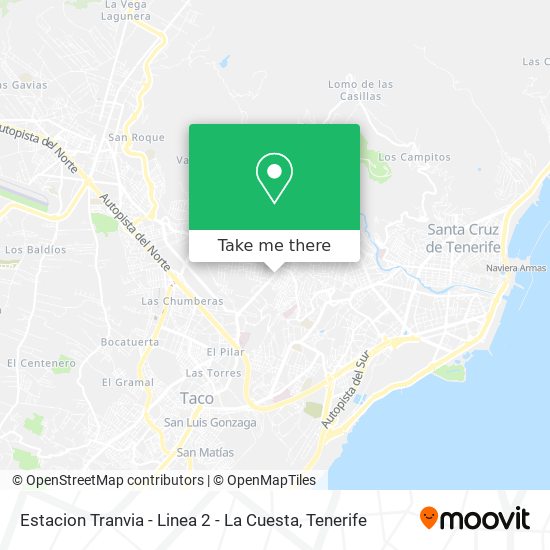 Estacion Tranvia - Linea 2 - La Cuesta map