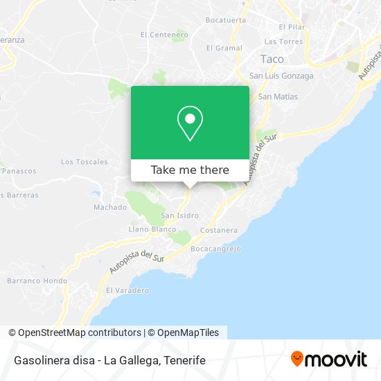 Gasolinera disa - La Gallega map