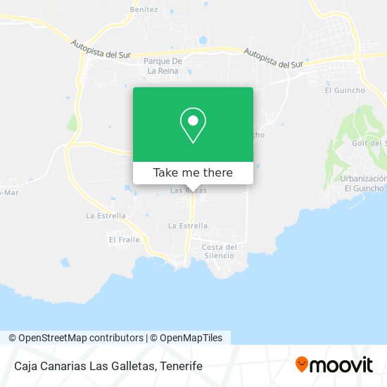 Caja Canarias Las Galletas map