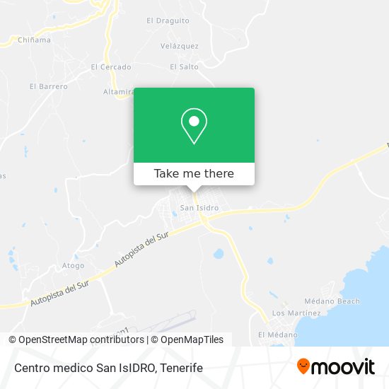 Centro medico San IsIDRO map