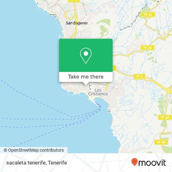 sacaleta tenerife map