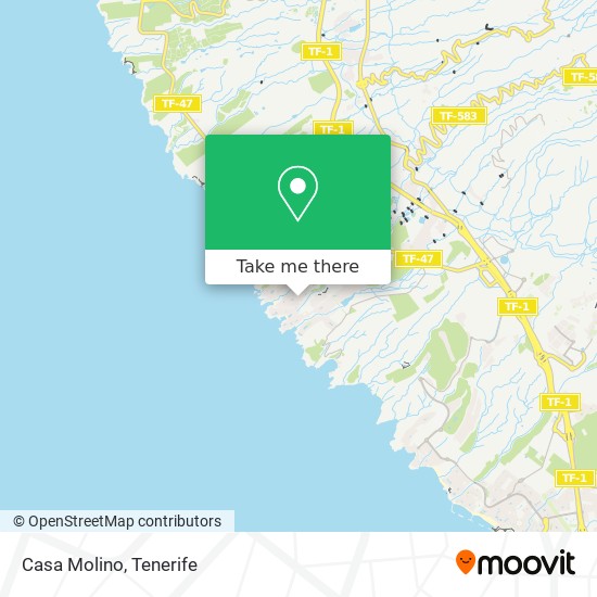 mapa Casa Molino