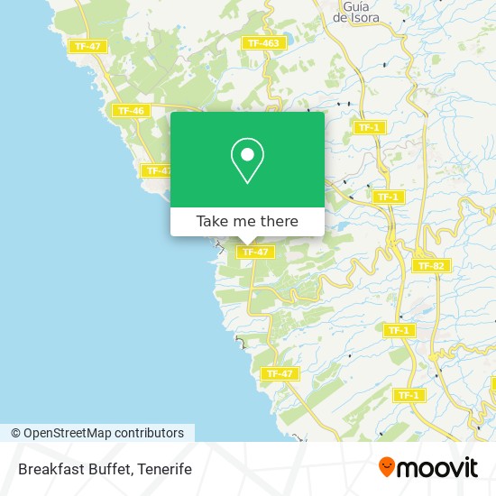 Breakfast Buffet map