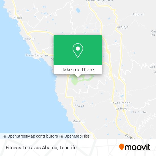 mapa Fitness Terrazas Abama